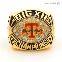 1998 Texas A&M Aggies Big 12 Championship Ring (Silver/Premium)